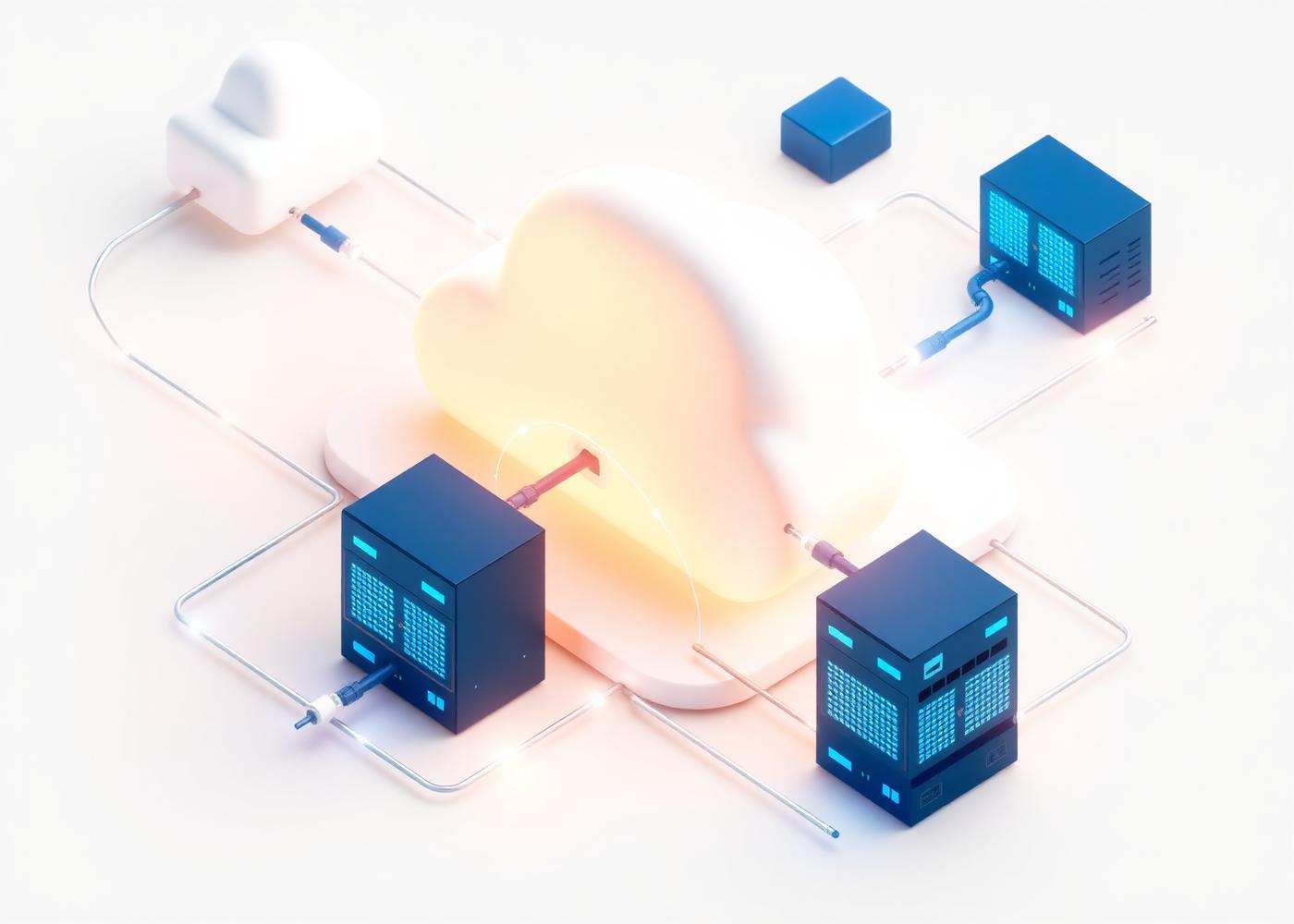 Cloud architecture illustration